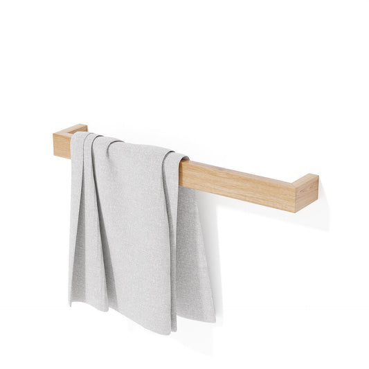 Wireworks Towel Rail 60cm Slimline Oak