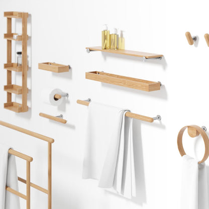 Wireworks Towel Rail Yoku Oak