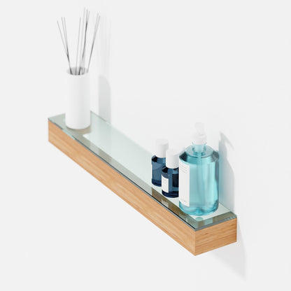 Wireworks Glass Shelf Bamboo
