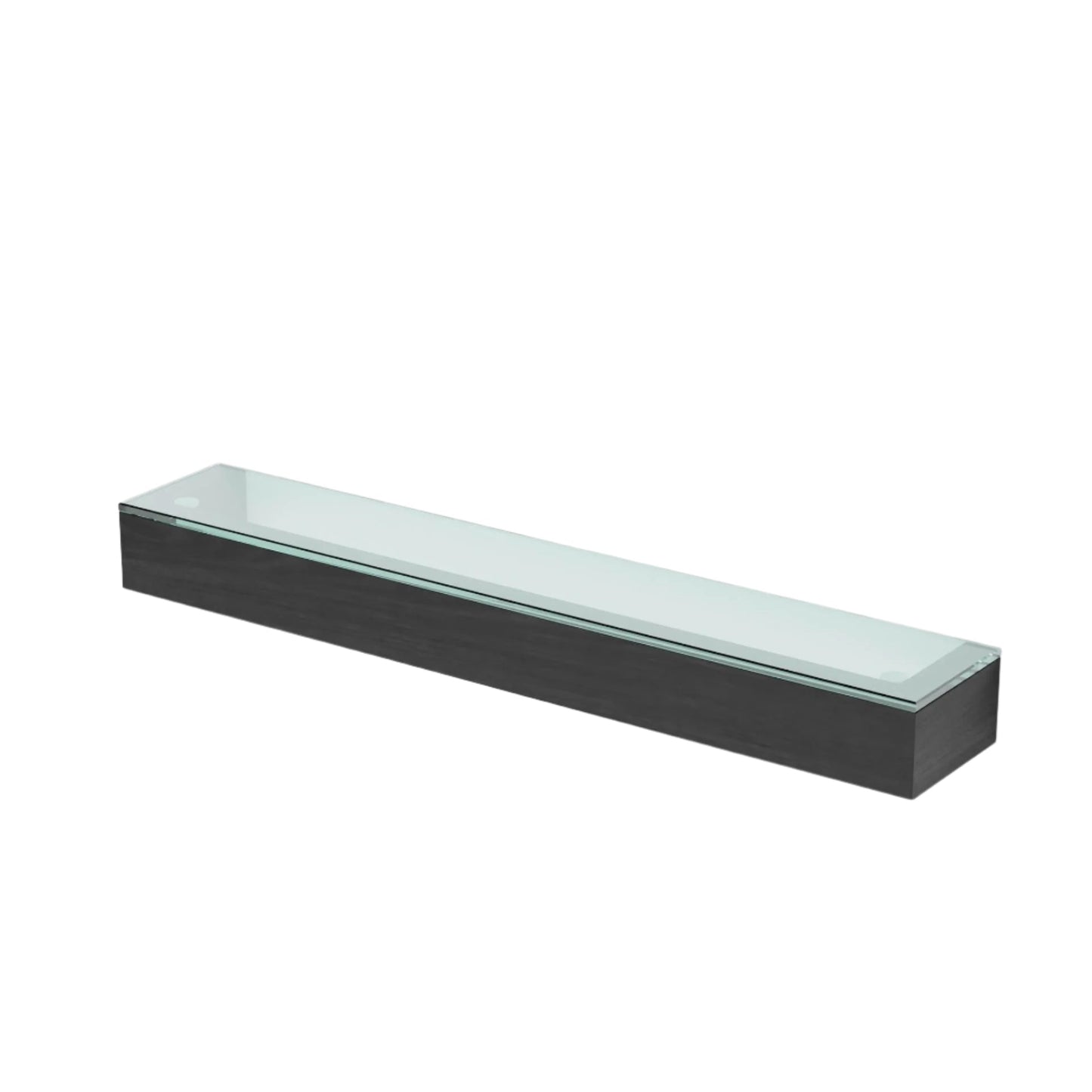Wireworks Glass Shelf Slimline Dark Oak