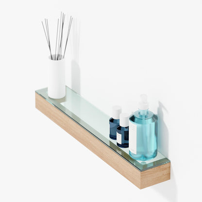 Wireworks Glass Shelf Slimline Oak