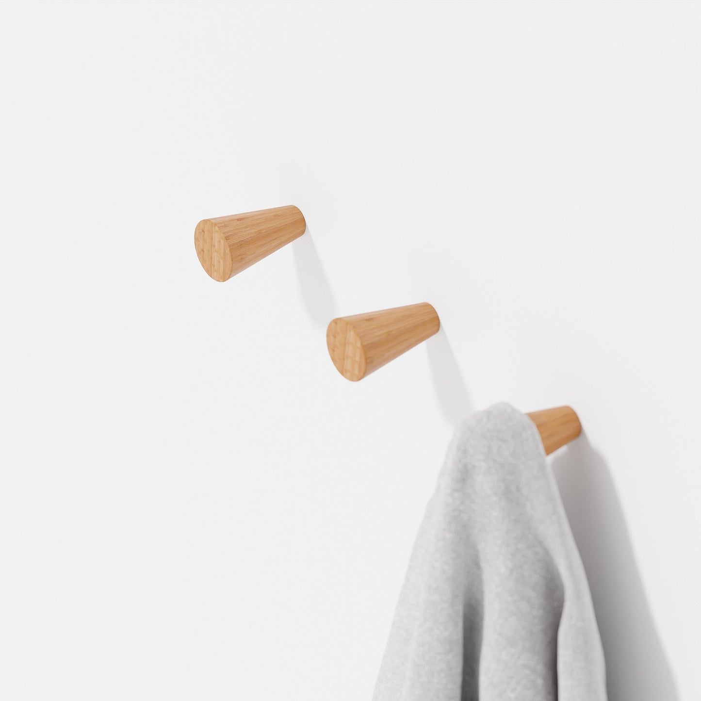 Wireworks Wall Hook (Set Of Two) Bamboo