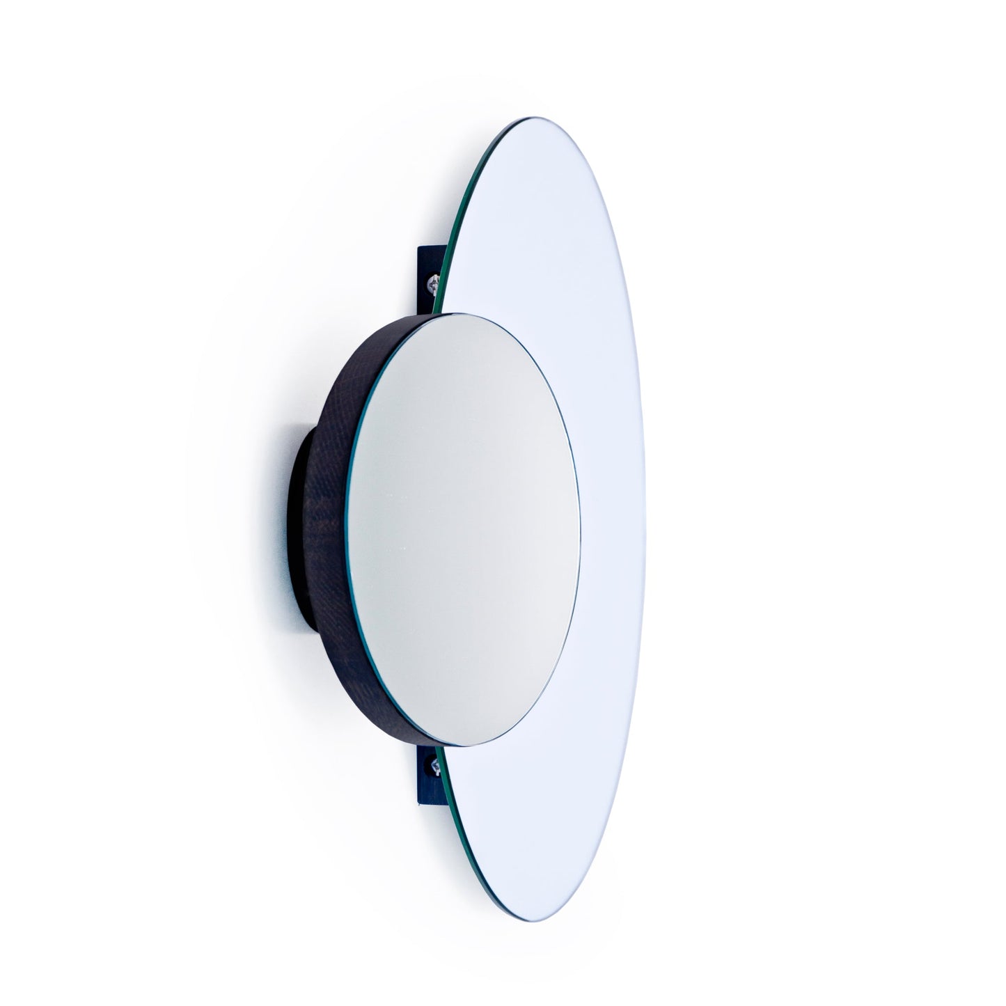 Wireworks Wall Mirror Eclipse Dark Oak