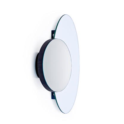Wireworks Wall Mirror Eclipse Dark Oak