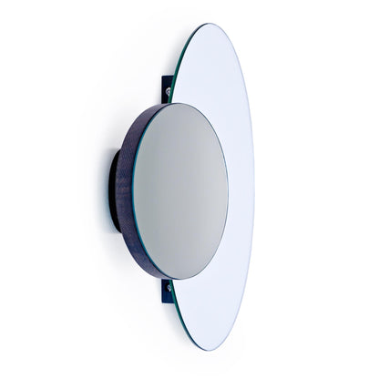 Wireworks Wall Mirror Eclipse Dark Oak