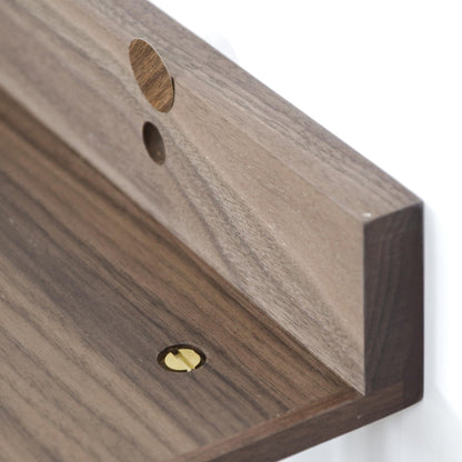 Wireworks Wall Shelf Platform 2 Walnut