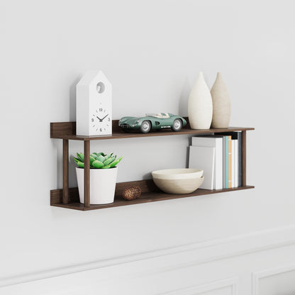 Wireworks Wall Shelf Platform 2 Walnut