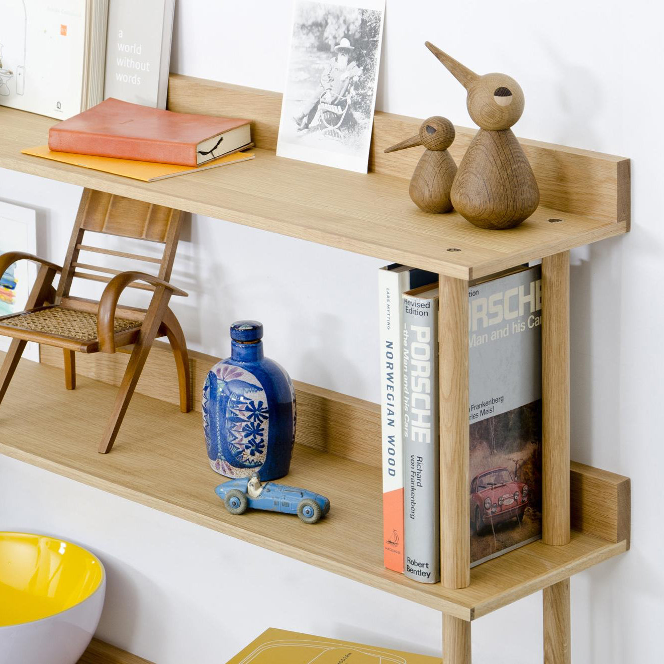 Wireworks Shelf Storage Platform 3 Oak