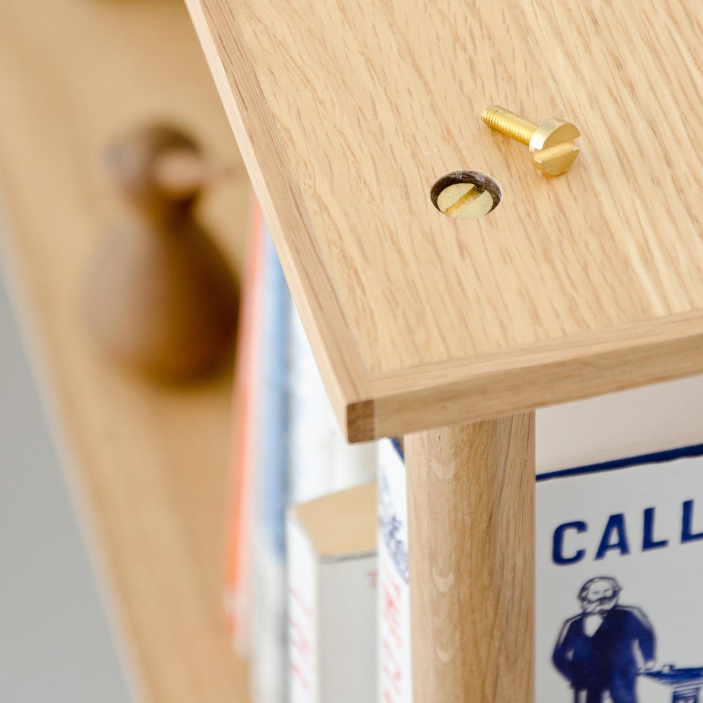 Wireworks Shelf Storage Platform 3 Oak