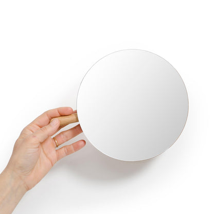 Wireworks Wall Magnify Mirror Slimline Oak