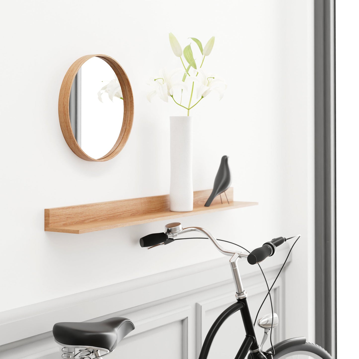 Wireworks Wall Mirror Glance 310 Oak