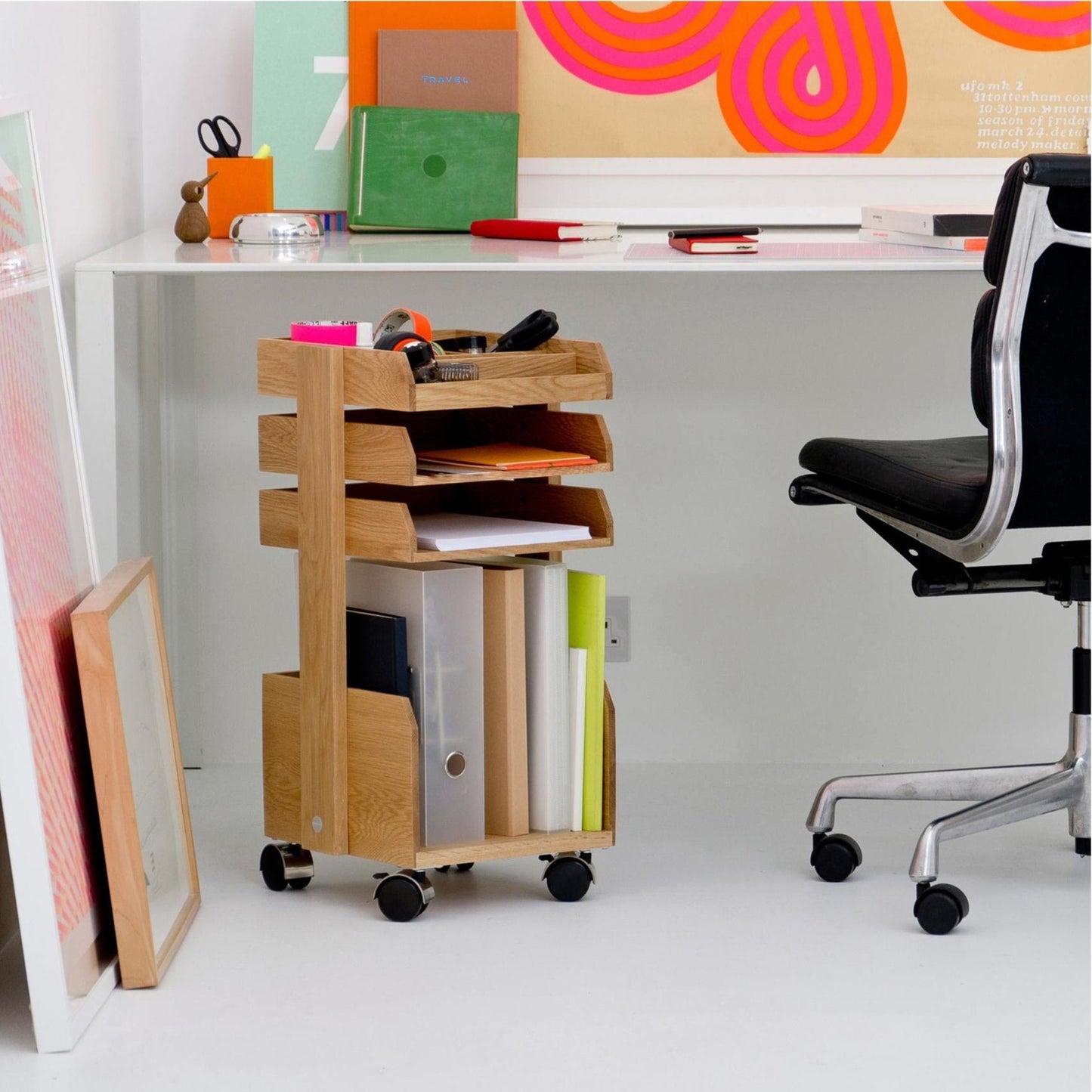 Wireworks Desk Organiser Casper Oak